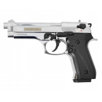  Охолощенный пистолет Beretta 92 CO Курс-С (Хром)